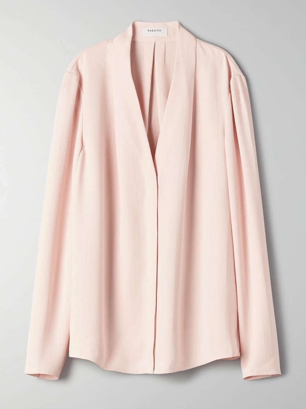 Aritzia Babaton Akira Matte Satin Blouse - Path Size M